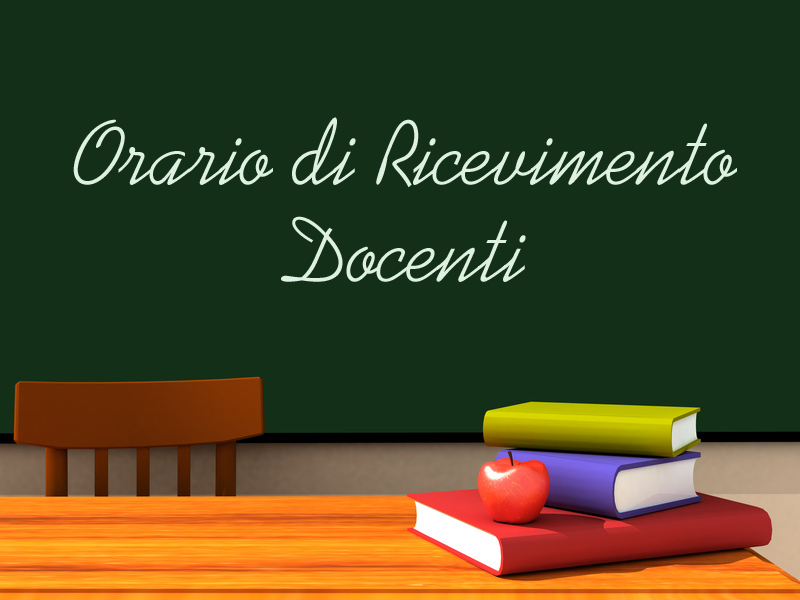 orario ricevimento docenti